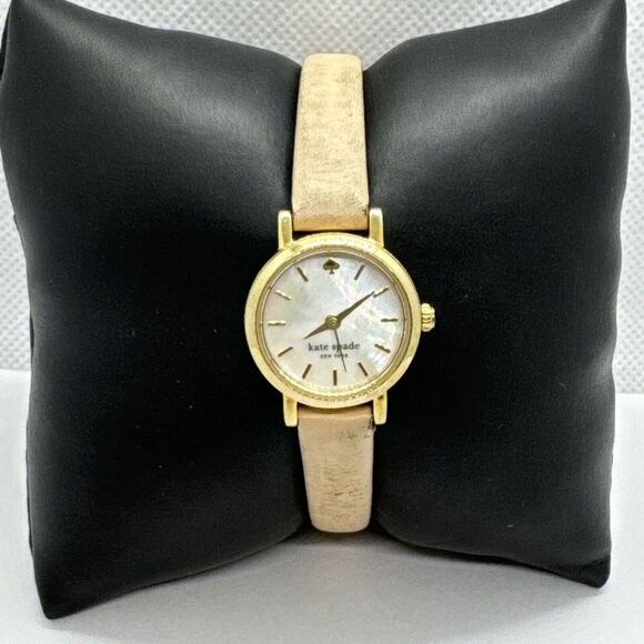 Kate Spade New York 0372 Women\'s Beige Leather Analog Dial Quartz Watch JNA292 main image 11